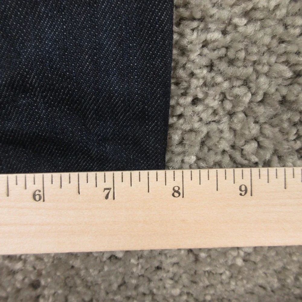 Levis Jeans Mens 36x32 Blue 513 Slim Straight Faded Dark Wash Whisker Denim Pant